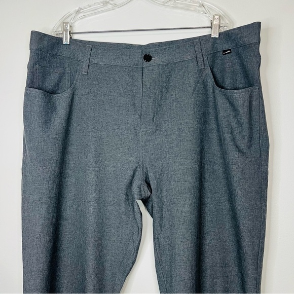 Travis Mathew Heathered Gray Open to Close Chino Pants 42 - Picture 4 of 8